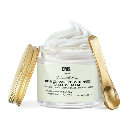 Whipped Grass-Fed Tallow Balm with Vanilla Bean